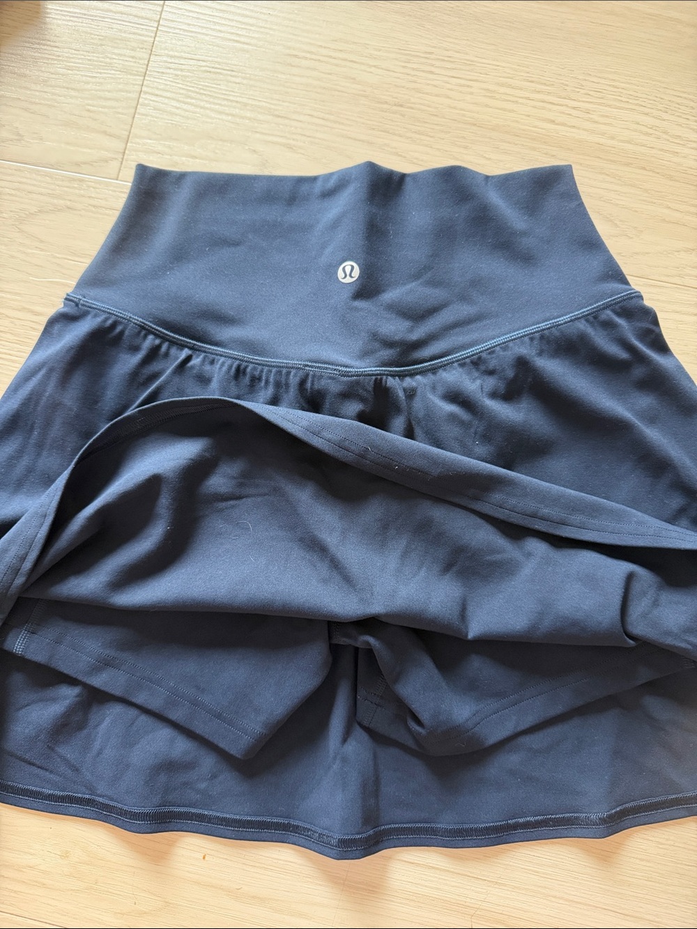 lululemon athletica Navy Skater Skort with Built-In Shorts